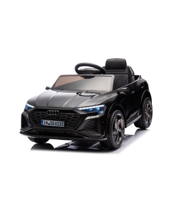 Auto Macchina Elettrica per Bambini 12V Audi SQ8 e-tron Sedile Pelle con Telecomando Cintura di Sicurezza Porte Apribili