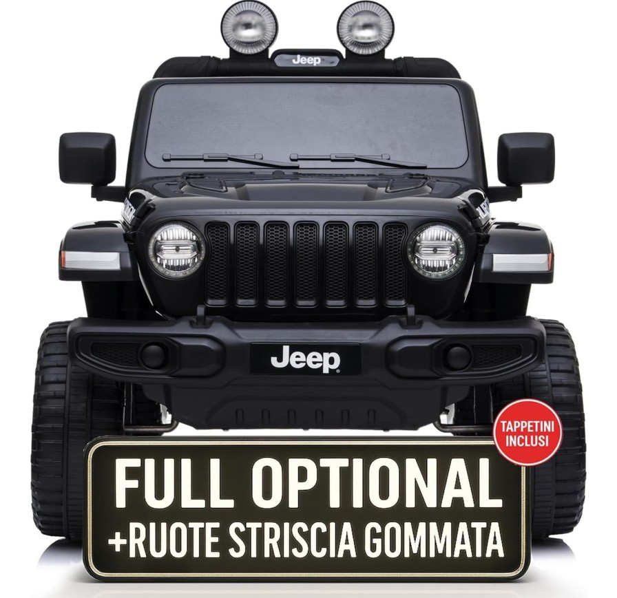 Auto Jeep Wrangler Rubicon 12V Auto Elettrica Bambini | Toyscar