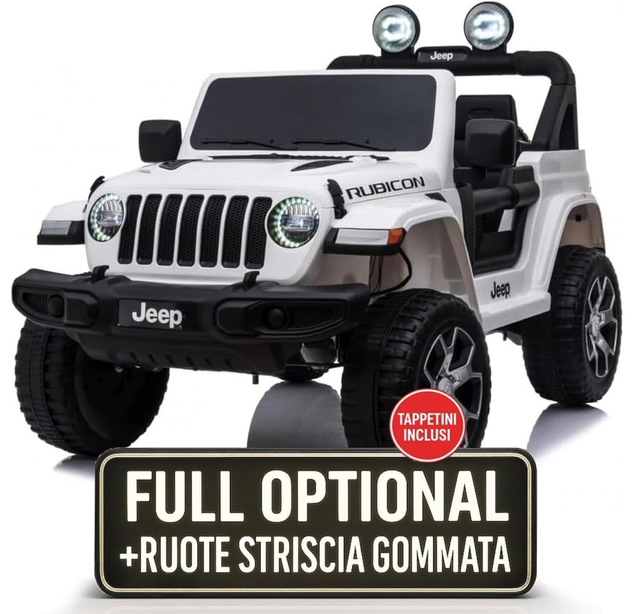 Jeep Wrangler Rubicon 12V Auto Elettrica Bambini | Toyscar