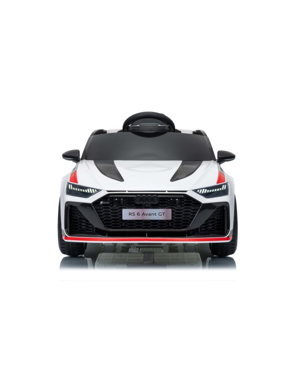 Auto Macchina Elettrica per Bambini 12V Audi RS6 Avant GT Luci LED Bluetooth MP3 Telecomando Porte Apribili|Toys Car