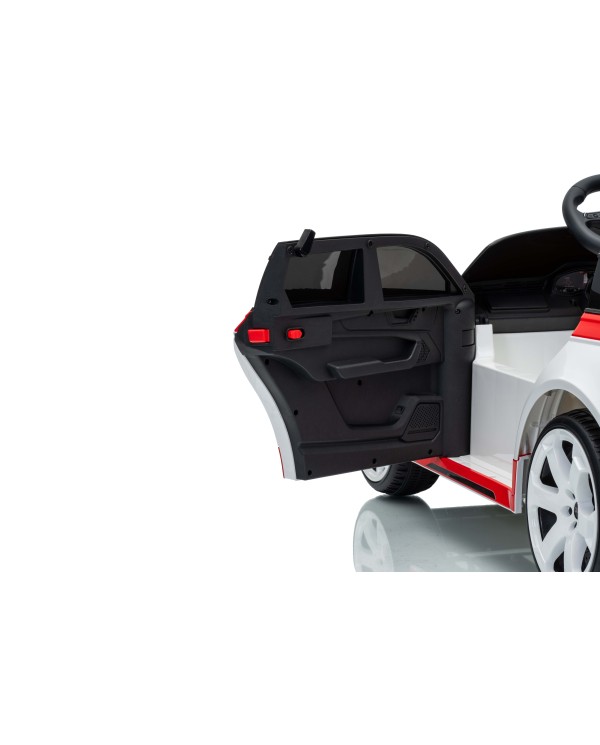 Auto Macchina Elettrica per Bambini 12V Audi RS6 Avant GT Luci LED Bluetooth MP3 Telecomando Porte Apribili|Toys Car
