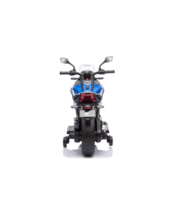Moto Elettrica per Bambini Honda NC750X 12V Con Luci LED, MP3, USB e Avvio One-Click 3-6 Anni Blue|Toys Car