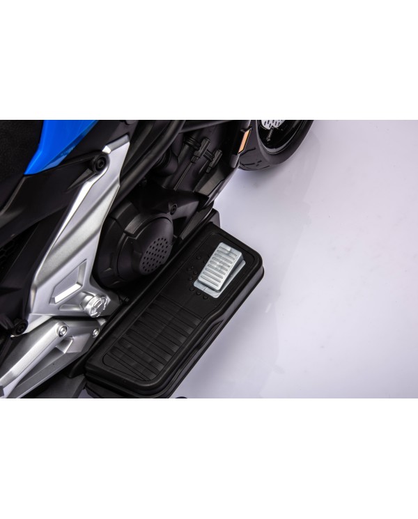 Moto Elettrica per Bambini Honda NC750X 12V Con Luci LED, MP3, USB e Avvio One-Click 3-6 Anni Blue|Toys Car
