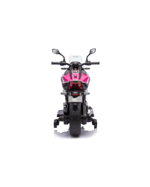 Moto Elettrica per Bambini Honda NC750X 12V Con Luci LED, MP3, USB e Avvio One-Click 3-6 Anni Rosa|Toys Car