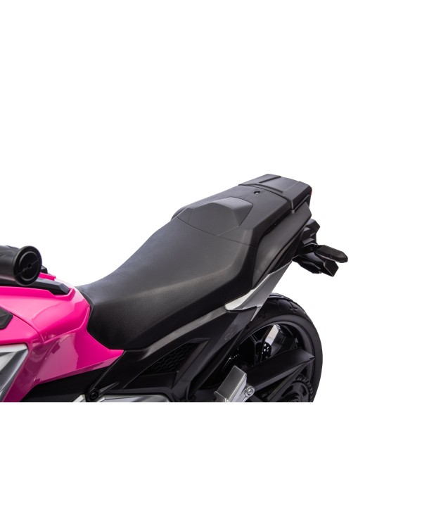 Moto Elettrica per Bambini Honda NC750X 12V Con Luci LED, MP3, USB e Avvio One-Click 3-6 Anni Rosa|Toys Car