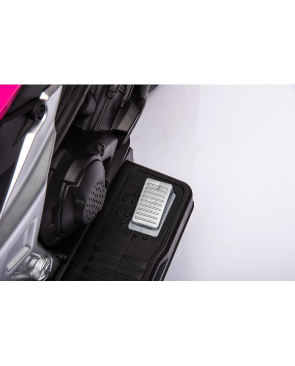 Moto Elettrica per Bambini Honda NC750X 12V Con Luci LED, MP3, USB e Avvio One-Click 3-6 Anni Rosa|Toys Car