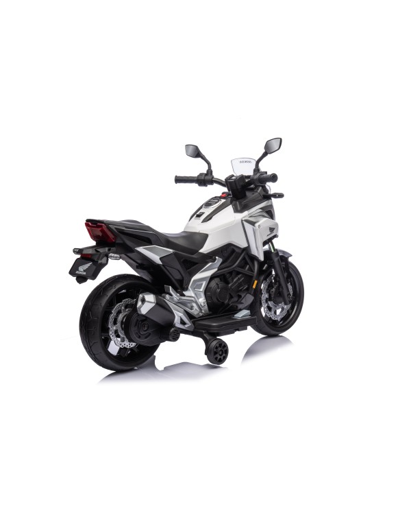 Moto Elettrica per Bambini Honda NC750X 12V Con Luci LED, MP3, USB e Avvio One-Click 3-6 Anni|Toys Car