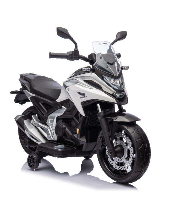 Moto Elettrica per Bambini Honda NC750X 12V Con Luci LED, MP3, USB e Avvio One-Click 3-6 Anni|Toys Car