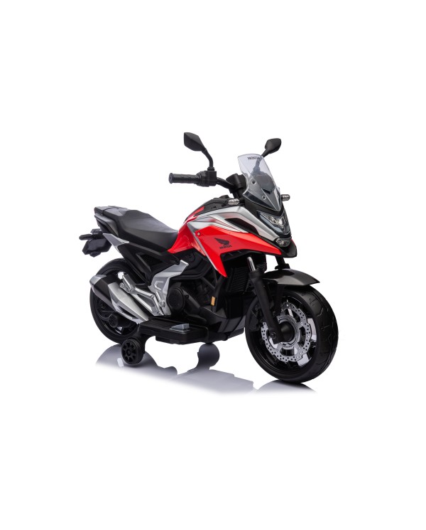 Moto Elettrica per Bambini Honda NC750X 12V Con Luci LED, MP3, USB e Avvio One-Click 3-6 Anni Giallo|Toys Car