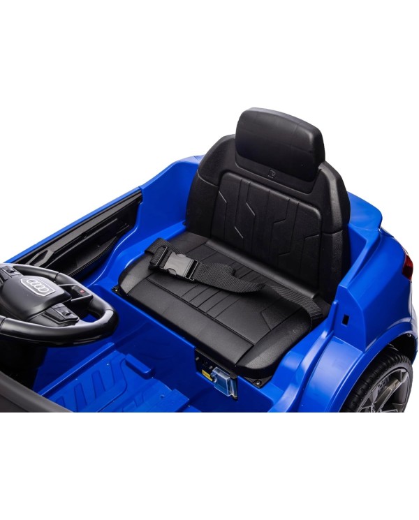 Auto Macchina Elettrica per Bambini 12V Audi SQ8 e-tron Sedile Pelle con Telecomando Cintura di Sicurezza Porte ApribiLI BLUE|Toys Car