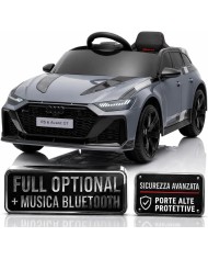 Audi RS6 Avant GT 12V Bambini Bianca | ToysCar