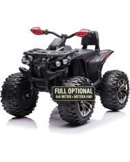 Super Quad Elettrico per Bambini OFF ROAD 12V ATV off-Road 4 x 4 Motori 12v Full Optional Batteria Potenziata 14AH Sospensioni (