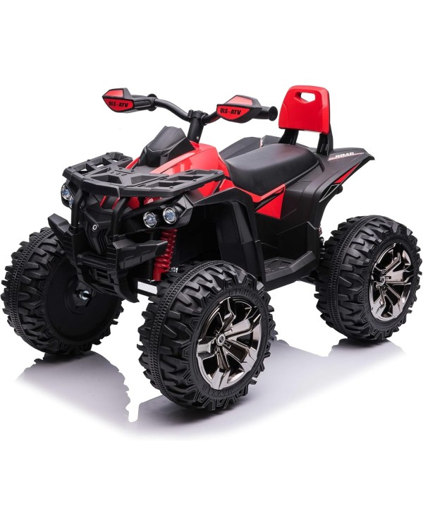 Super Quad Elettrico per Bambini OFF ROAD 12V ATV off-Road 4 x 4 Motori 12v Full Optional Batteria Potenziata 14AH red|Toys Car