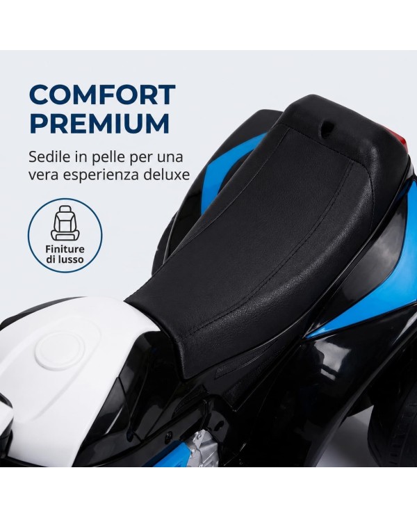 Moto elettrica per bambini BMW S1000RR 6V blu