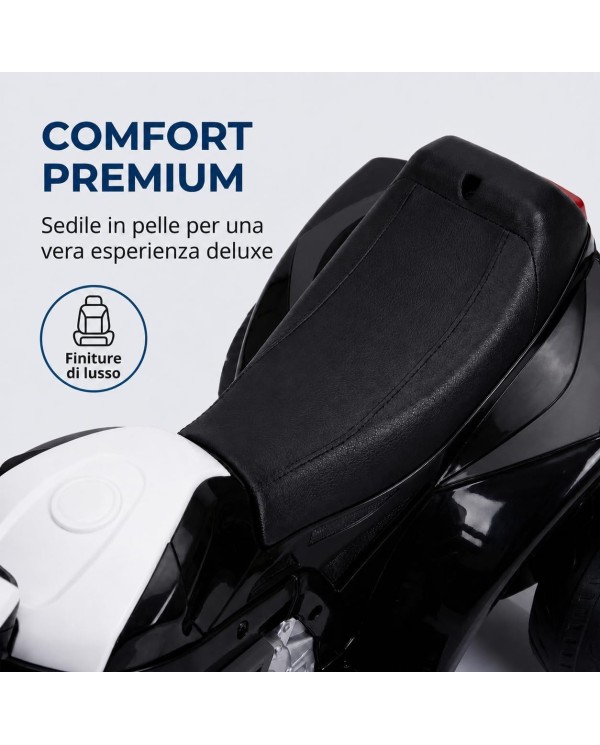 Moto elettrica per bambini BMW S1000RR 6V nera
