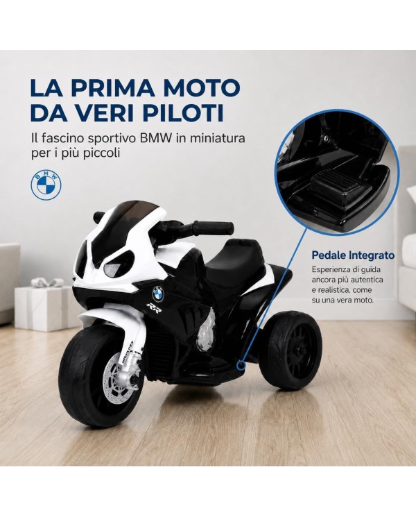 Moto elettrica per bambini BMW S1000RR 6V nera