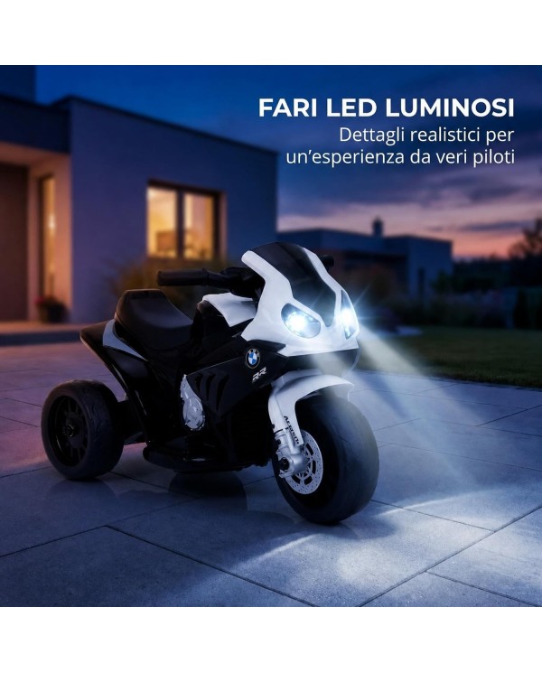 Moto elettrica per bambini BMW S1000RR 6V nera