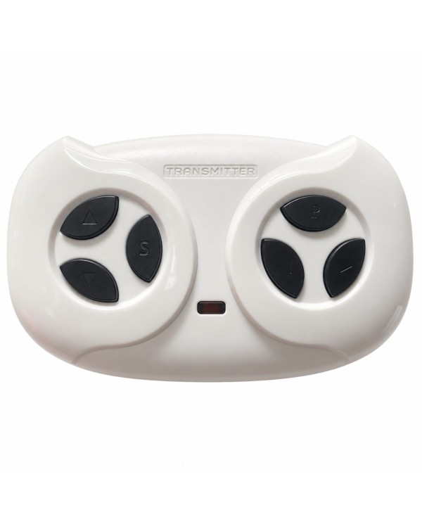 Telecomando ToysCar JR1602FCC REMOTE01 bianco con tasti neri - vista frontale