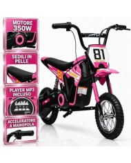 Moto Cross Elettrica per Bambini 24V Nitro GT 350W | Toyscar