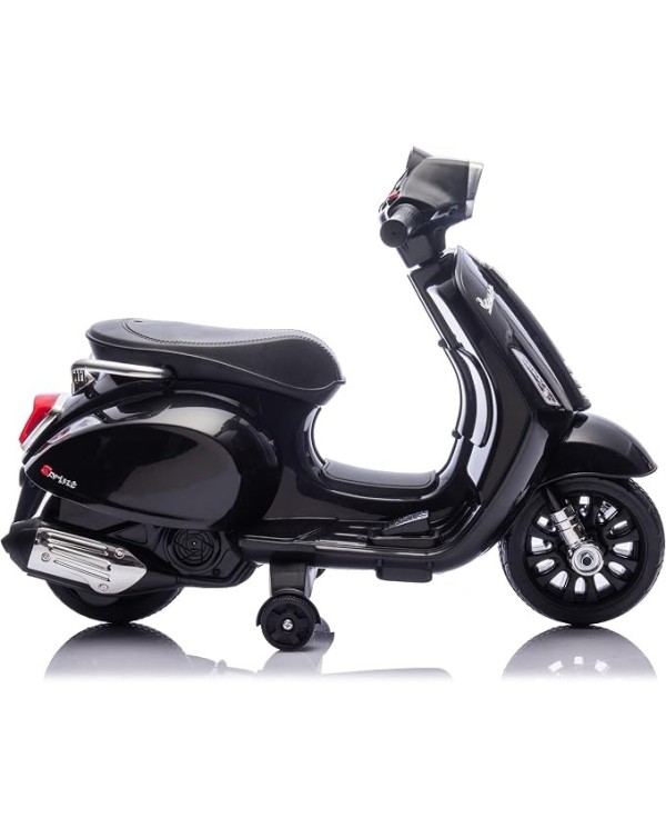 Moto Elettrica per Bambini 6V Vespa Sprint Mini TR2502 Luci LED Clacson e Ruote Stabilizzatrici|Toyscar