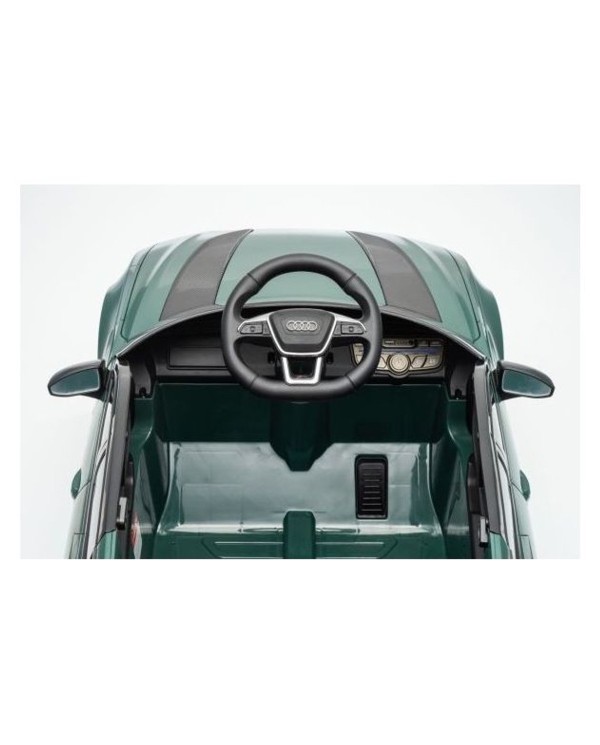 Auto Elettrica Bambini Audi RS6 Avant GT 12V Verde Telecomando LED Bluetooth MP3|Toyscar