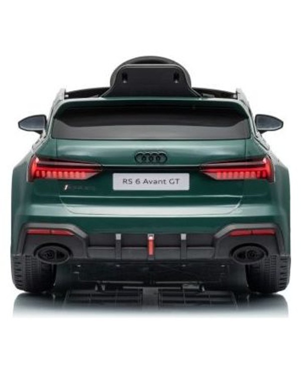 Auto Elettrica Bambini Audi RS6 Avant GT 12V Verde Telecomando LED Bluetooth MP3|Toyscar