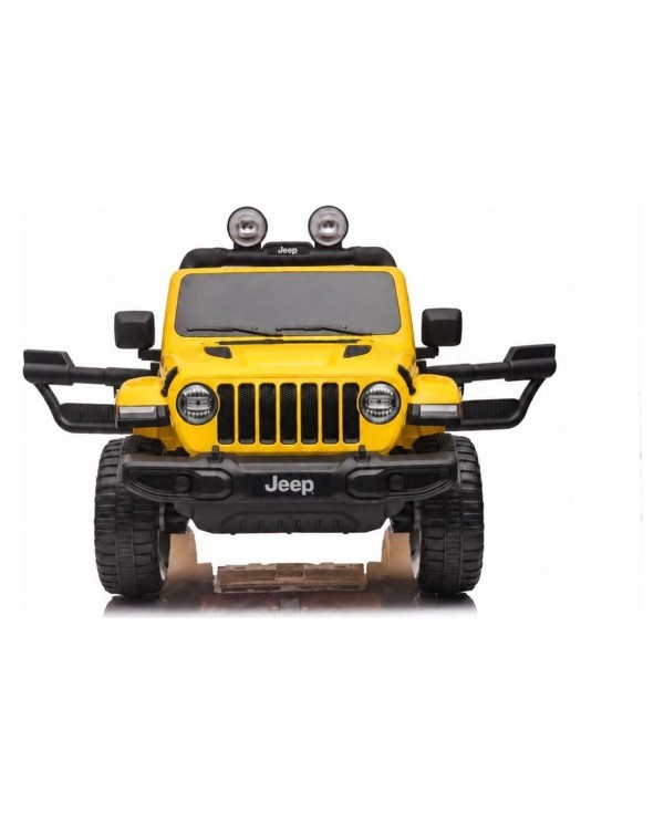 Auto Elettrica Bambini Jeep Wrangler Rubicon 12V Gialla Telecomando Full Optional|Toyscar