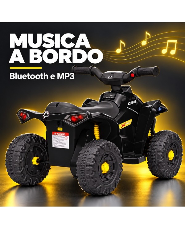 Quad Elettrico Bambini Can-Am Renegade 12V con Bluetooth e MP3|Toyscar