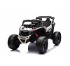 Auto Macchina Elettrica per Bambini 24V UTV CAN AM MAVERICK  Telecomando 2 Motori da 200W Porte Apribili Bianca