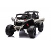 Auto Macchina Elettrica per Bambini 24V UTV CAN AM MAVERICK  Telecomando 2 Motori da 200W Porte Apribili Bianca