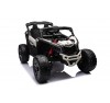 Auto Macchina Elettrica per Bambini 24V UTV CAN AM MAVERICK  Telecomando 2 Motori da 200W Porte Apribili Bianca