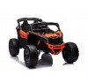 Auto Macchina Elettrica per Bambini 24V UTV CAN AM MAVERICK Full Optional Telecomand Doppio Motore TOYSCAR Orange