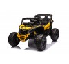 Auto Macchina Elettrica per Bambini 24V UTV CAN AM MAVERICK  Telecomando 2 Motori da 200W Porte Apribili Yellow