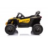 Auto Macchina Elettrica per Bambini 24V UTV CAN AM MAVERICK  Telecomando 2 Motori da 200W Porte Apribili Yellow