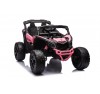 Auto Macchina Elettrica per Bambini 24V UTV CAN AM MAVERICK  Telecomando 2 Motori da 200W Porte Apribili Rosa