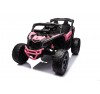 Auto Macchina Elettrica per Bambini 24V UTV CAN AM MAVERICK  Telecomando 2 Motori da 200W Porte Apribili Rosa