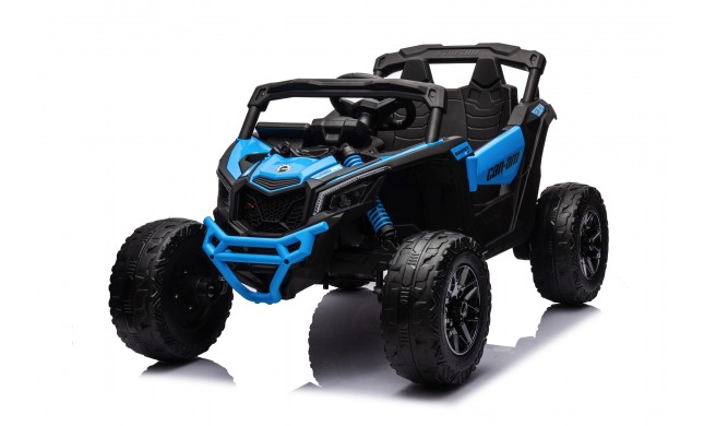 Auto Macchina Elettrica per Bambini 24V UTV CAN AM MAVERICK  Telecomando 2 Motori da 200W Porte Apribili Blue