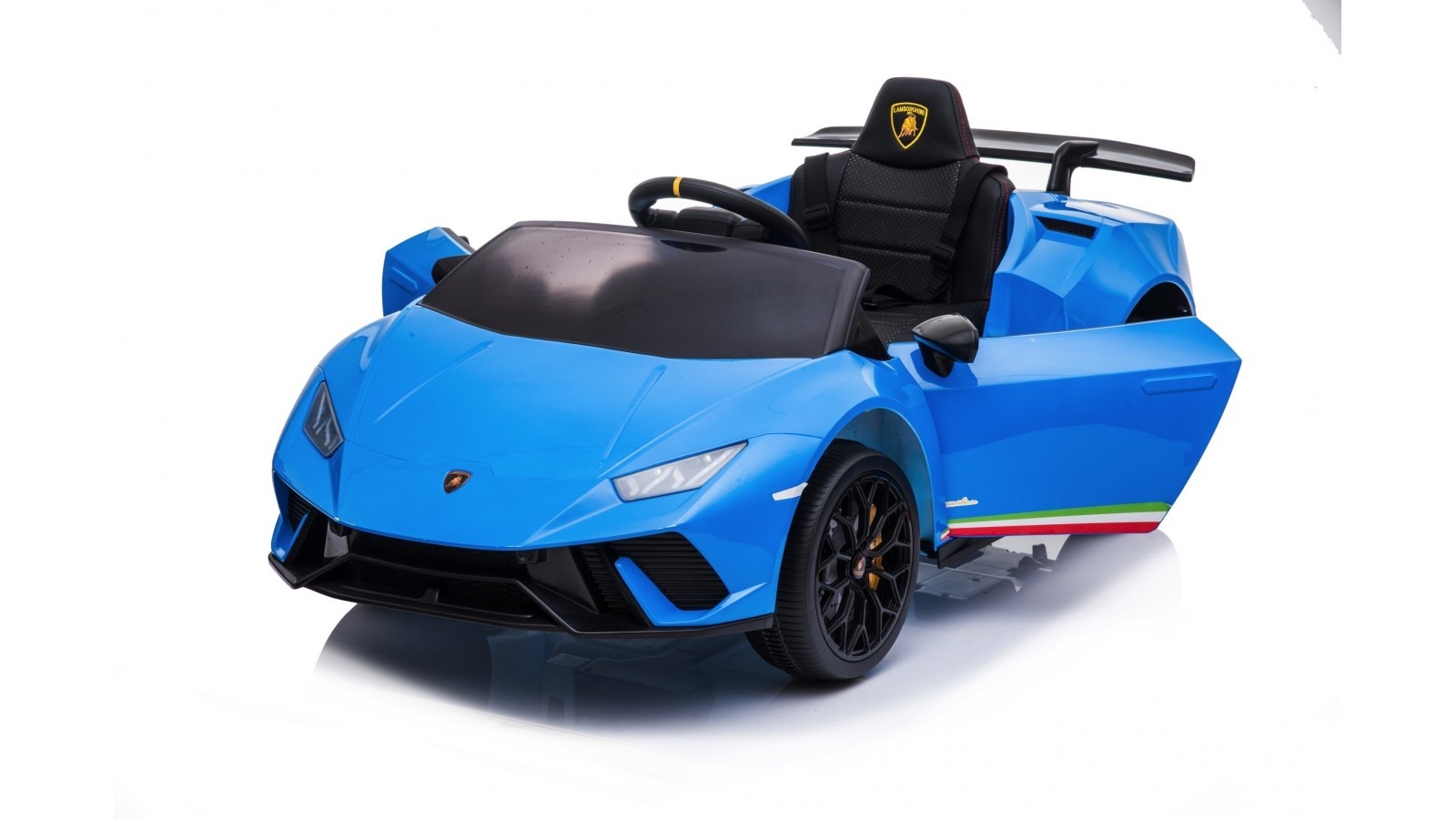 COSTWAY Macchina Elettrica Lamborghini per Bambini da 12V, Veicolo  Elettrico Cavalcabile con Luci LED MP3 Telecomando